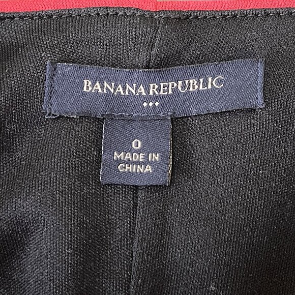 BANANA REPUBLIC Red Sleeveless Knit Dress Gathered Waist Cutout Back Size 0 - Picture 3 of 10